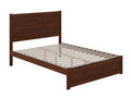 AFI NoHo Queen Size Platform Bed with Footboard & Charging Station in Walnut