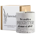 FreeJac Friendship Candles for Best Friend Teacher Gifts Thank You Candle for Women Friends Wife Mom You are Amazing Awesome Lav