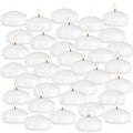36 Floating Candles, Smoke-Free and odorless, Burning continuously for 8-10 Hours, White, 3-inch Floating Candles, Suitable for 