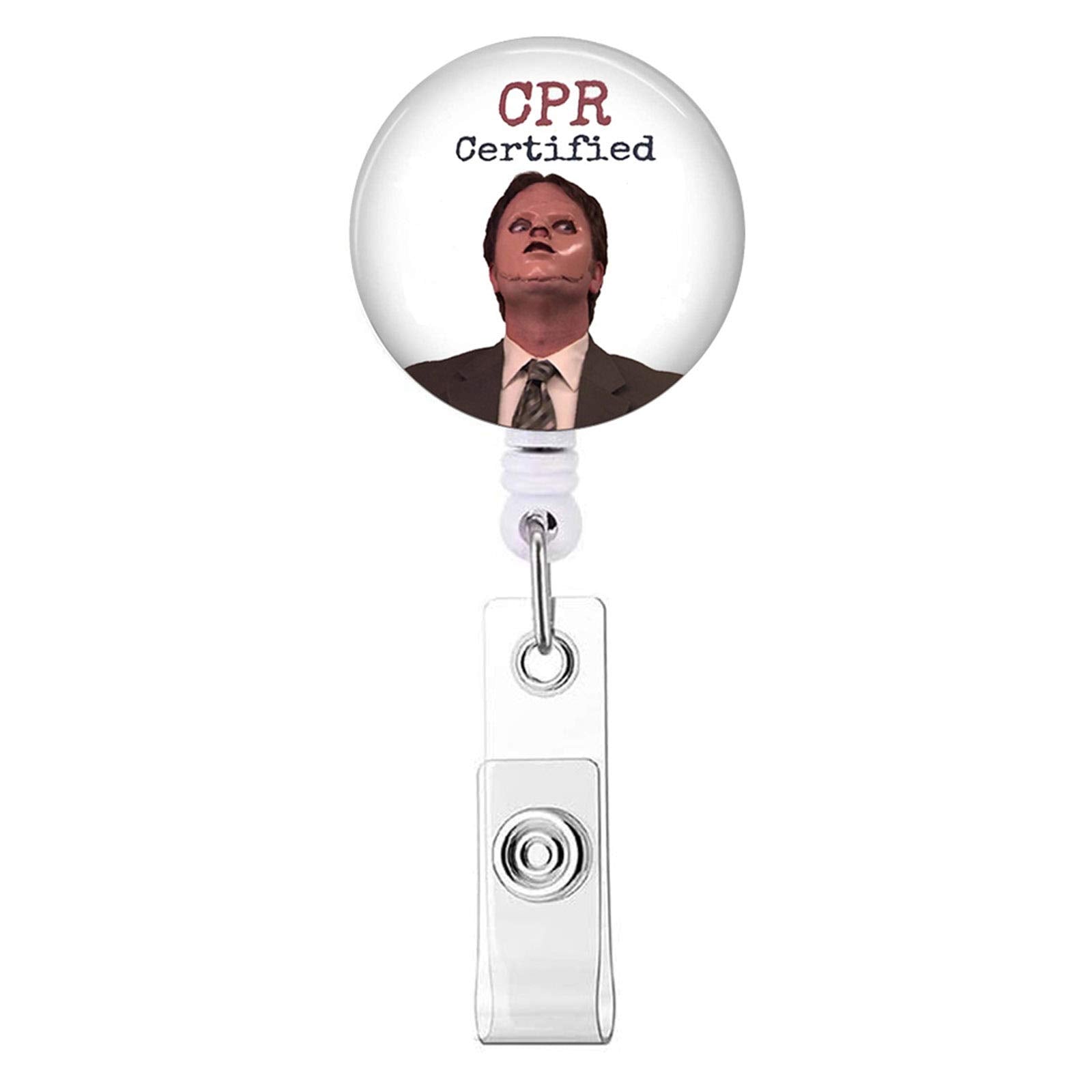 Nurse Badge Reels Retractable With Alligator Clip Name Id Card Badge Holder Reel - The Office