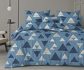 Ab Home Decor Super Soft Microfiber Triangle Printed Ac Comforter Double Bed Ii Blanket/Dohar/Duvet For All Weather/SeasonsGlac