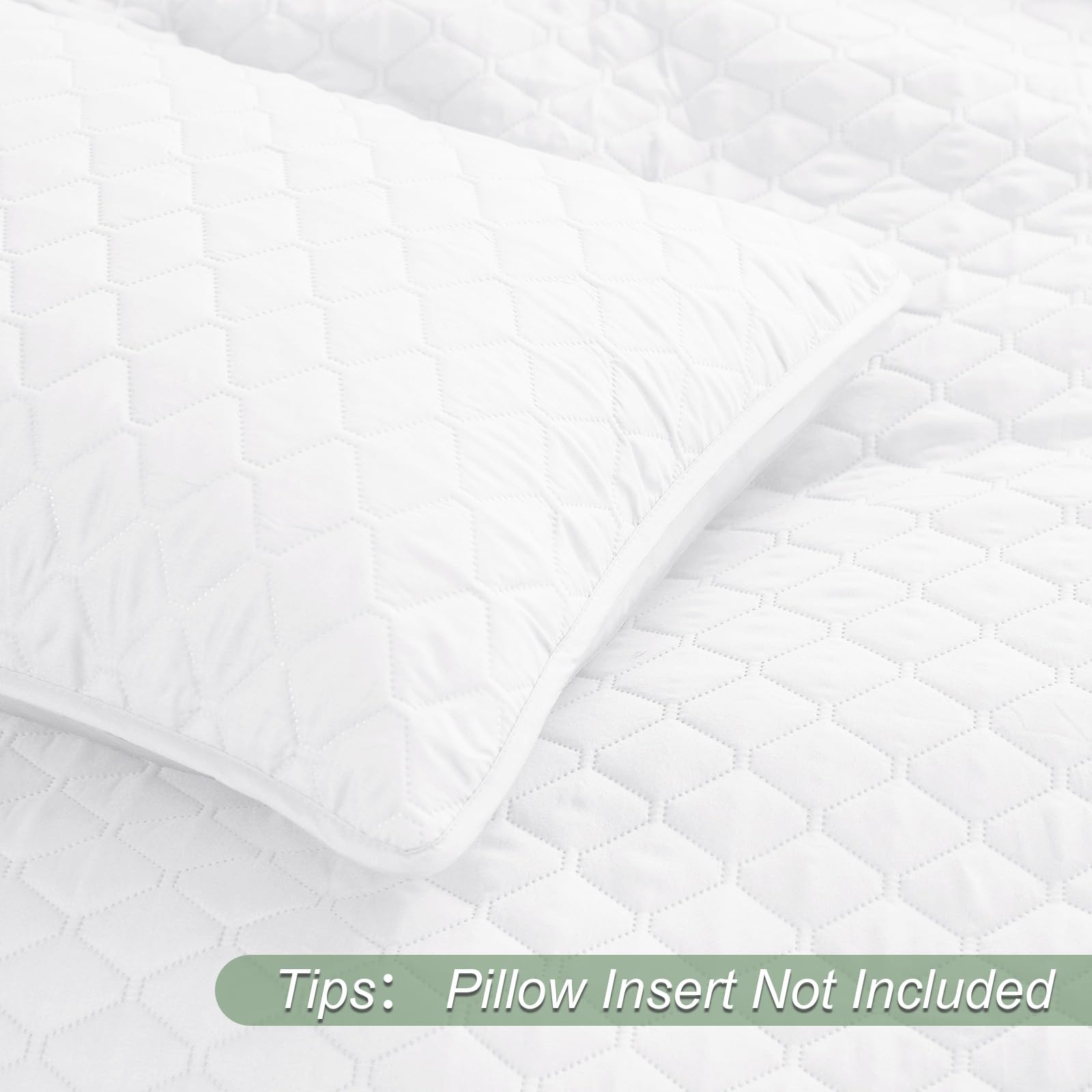Exclusivo Mezcla Ultrasonic California King Size Quilt Bedding Set With Pillow Shams, Lightweight Quilts Cal King Size, Soft Bed