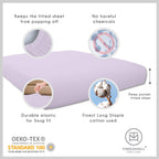 Threadmill Cotton Sheets For King Size Bed, 100% Cotton, 500 Thread Count, Deep Pocket Sheet Set For King Size Bed, Snug Fit, So