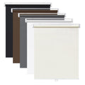 LazBlinds No Tools No Drill Cordless Roller Shades, 100% Blackout Roller Blinds for Windows, Thermal Insulated UV Protection Wat