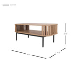 npd furniture and more Renwick Coffee Tables, Terra Oak