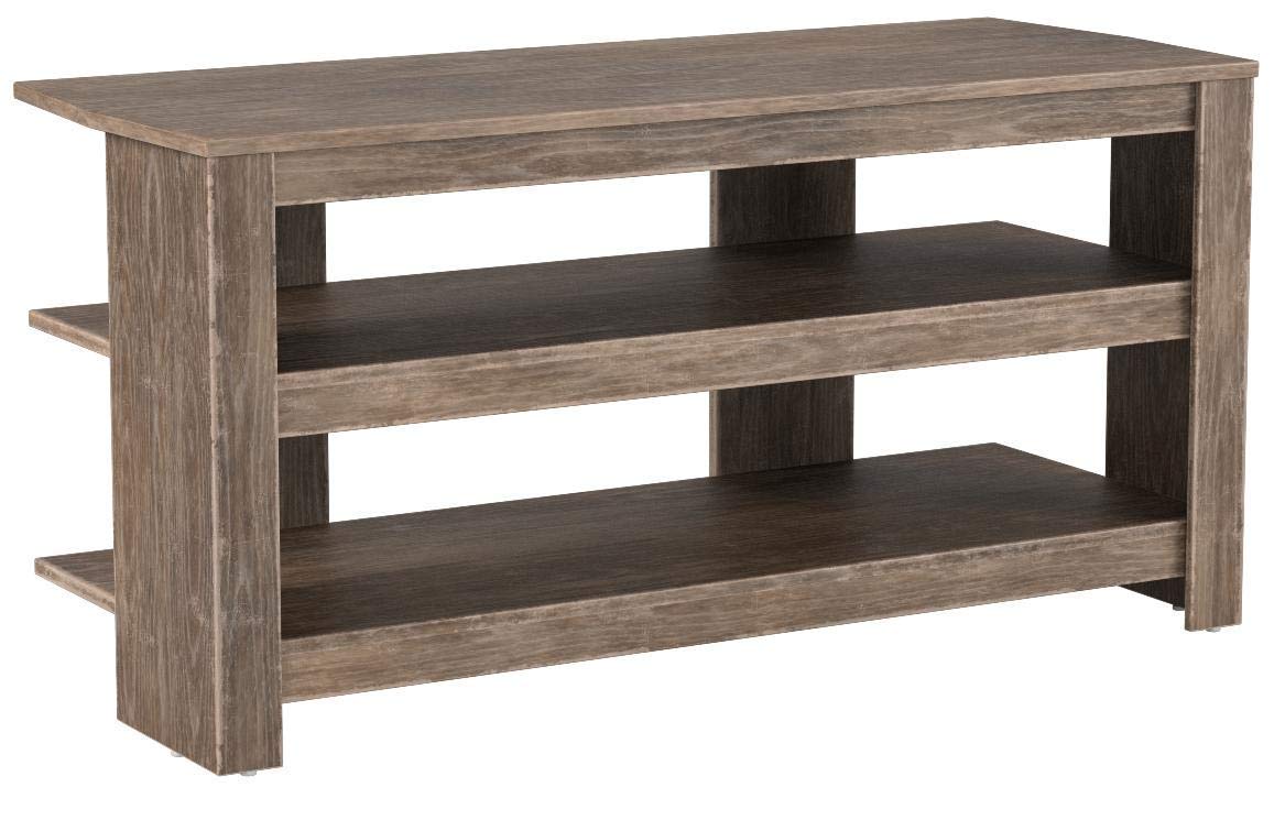 Monarch Specialties I 2569 Tv Stand, 42 Inch, Console, Media Entertainment Center, Storage Shelves, Living Room, Bedroom, Laminate, Brown, Contemporary, Modern