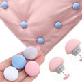 IXORACART NonSlip Mushroom Blanket Clips (8 Pack)  Duvet Cover Fasteners, Quilt & Comforter Holders, OneKey Unlock Bedding Cl