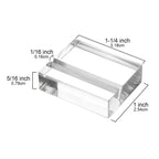 Onfireguy 24Pcs Place Card Holder Display Stands | 1.25'' Acrylic Card Holders For Wedding Place Cards Table Numbers Product Lab