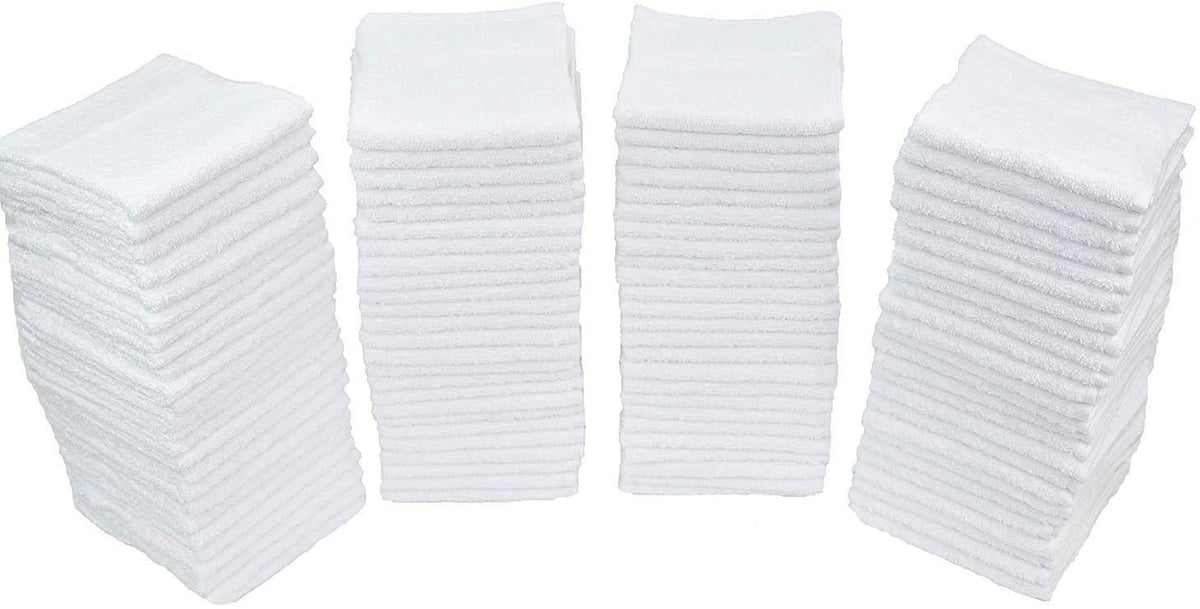 Simpli-Magic 79171 Terry Cleaning Cloths, 12''x12'', White, 50 Pack