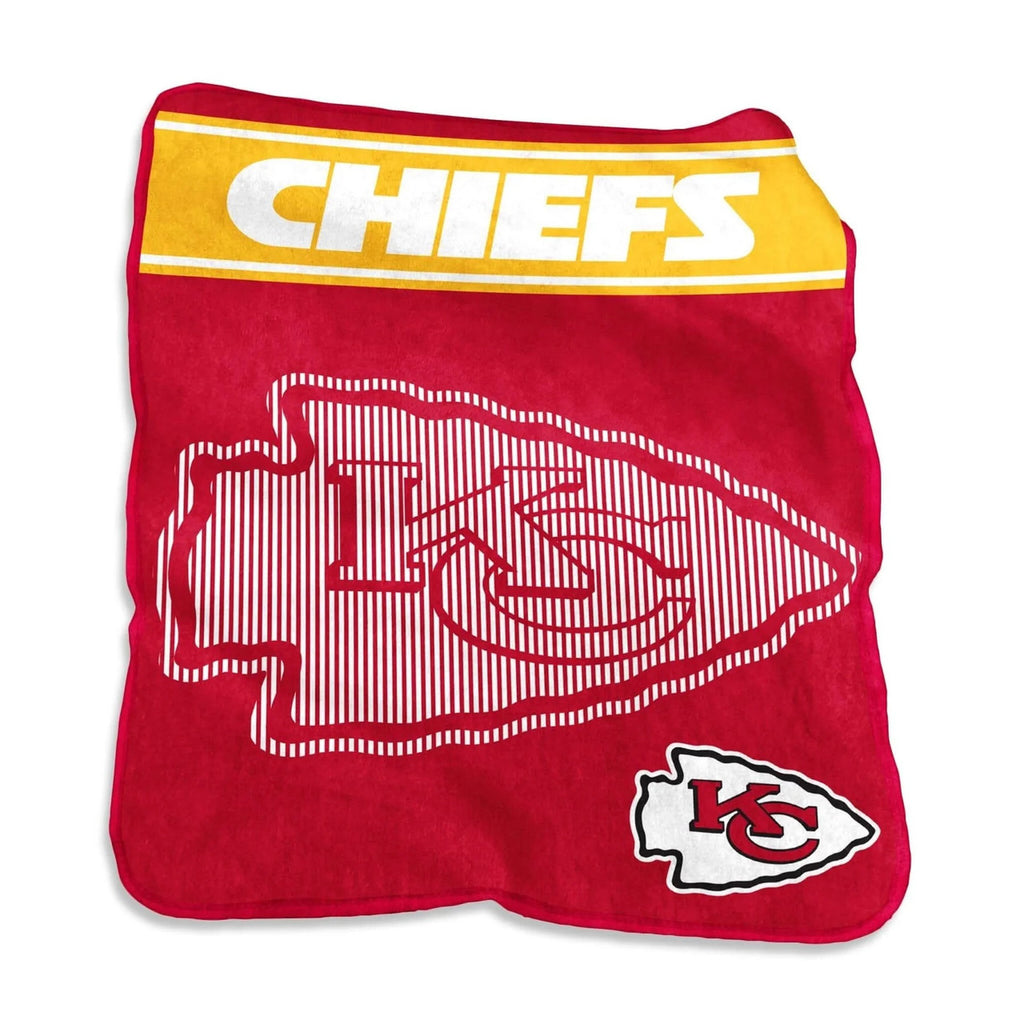 Kansas City Chiefs Blanket 60X80 Raschel Throw