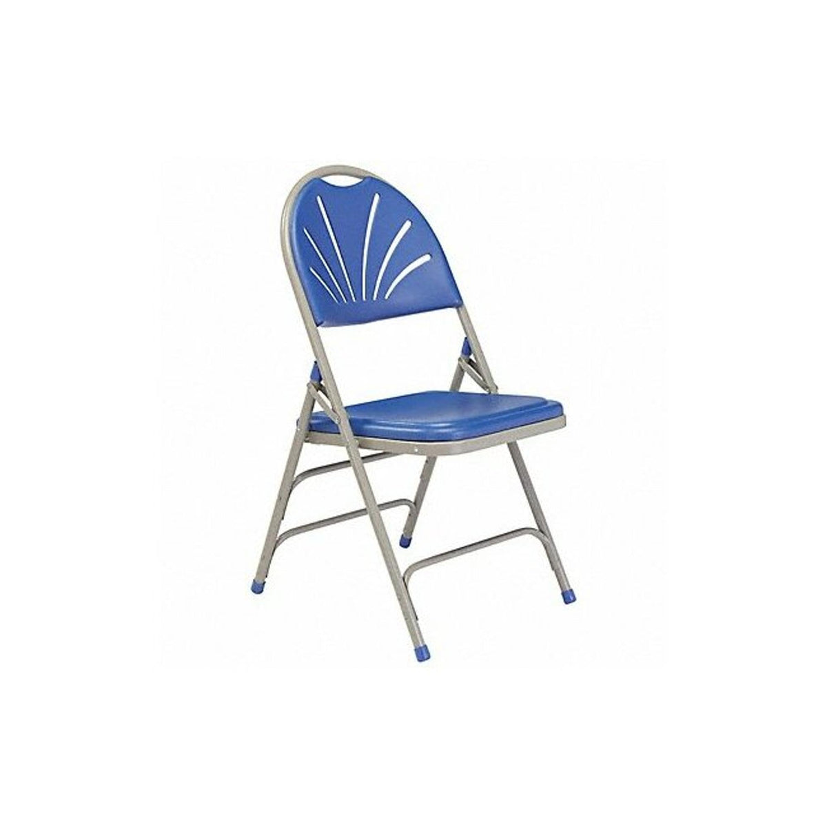 Series 1100 Fan-Back Polyfold Chair [Set Of 4] Seat & Back/Frame Combinations: Blue/Gray