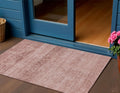 3 X 5 Blush And Mauve Medallion Washable Indoor Outdoor Area Rug