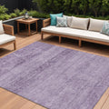 9 X 12 Plum And Purple Medallion Washable Indoor Outdoor Area Rug