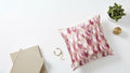 Home The Best Is For You Polyester Printed And Embroidered Cushion Cover 18X18 Inch Or 45X45 Cm Burgundy  Pack Of 1