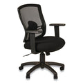 Alera Aleet4017B Etros Series 17.71 In. To 21.65 In. Seat Height Mesh Mid-Back Petite Swivel/Tilt Chair - Black