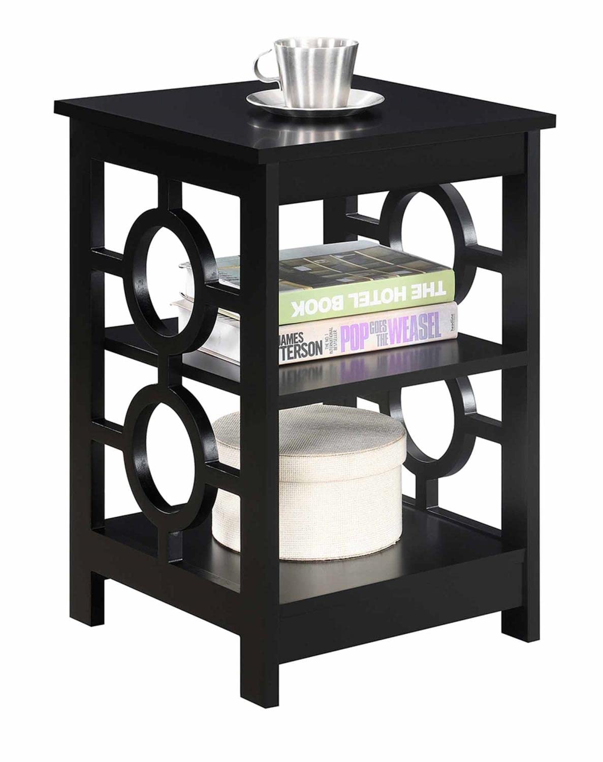 Convenience Concepts Ring End Table, Black