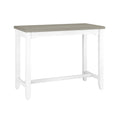 Hillsdale Furniture Hillsdale Clarion Side, Distressed Gray/Sea White Counter Height Table