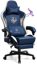 GTPLAYER Gaming Chair with Bluetooth Speakers and Footrest, Dragon Series Video Game Chair ,Heavy Duty, Ergonomic, Esports Compu