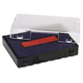 U. S. Stamp & Sign Trodat T5460 Dater Replacement Ink Pad, 1.375 Inch Width X 2.375 Inches Depth, Red/Blue (P5460Br)