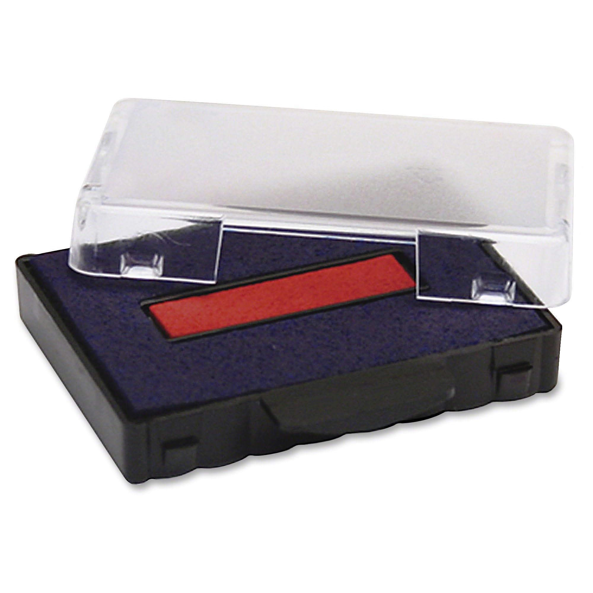 U. S. Stamp & Sign Trodat T5460 Dater Replacement Ink Pad, 1.375 Inch Width X 2.375 Inches Depth, Red/Blue (P5460Br)