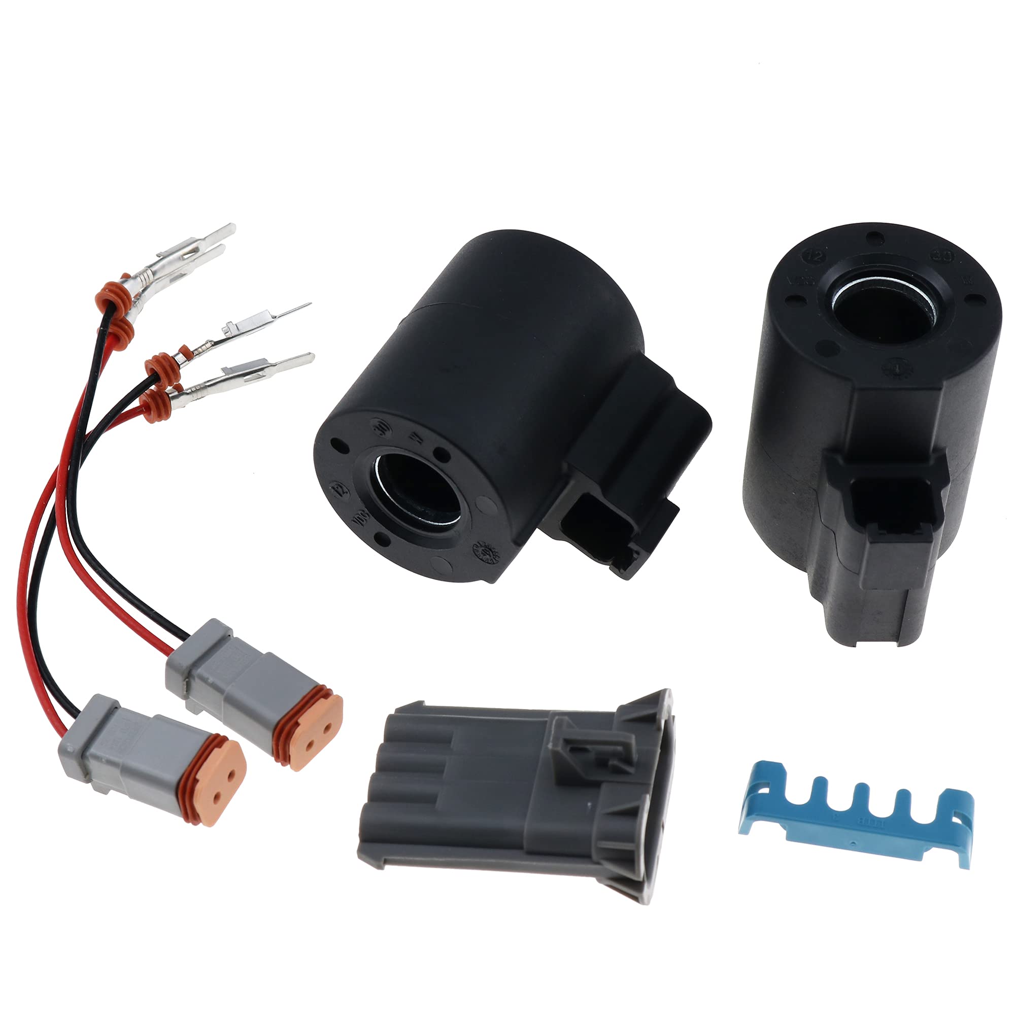 Jeenda Valve Solenoid 87456900 190443A1 134126 Compatible With Case Construction Industrial 570Lxt 570Mxt 580L 580M 580 Super L