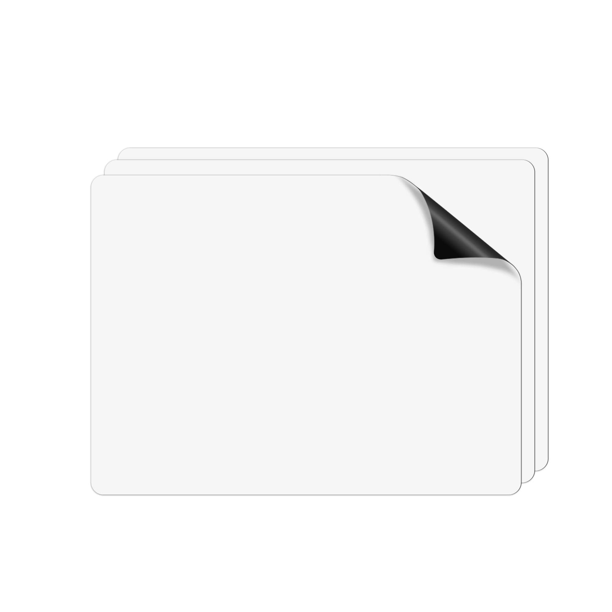 Flexible Vinyl Blank Magnetic Sign Sheets With Round Corners - Printable Magnetic Sheets - Magnets For Cars - 18' X 24' (2 Pac