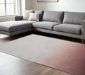 10' X 14' Pink And Ivory Ombre Hand Tufted Area Rug