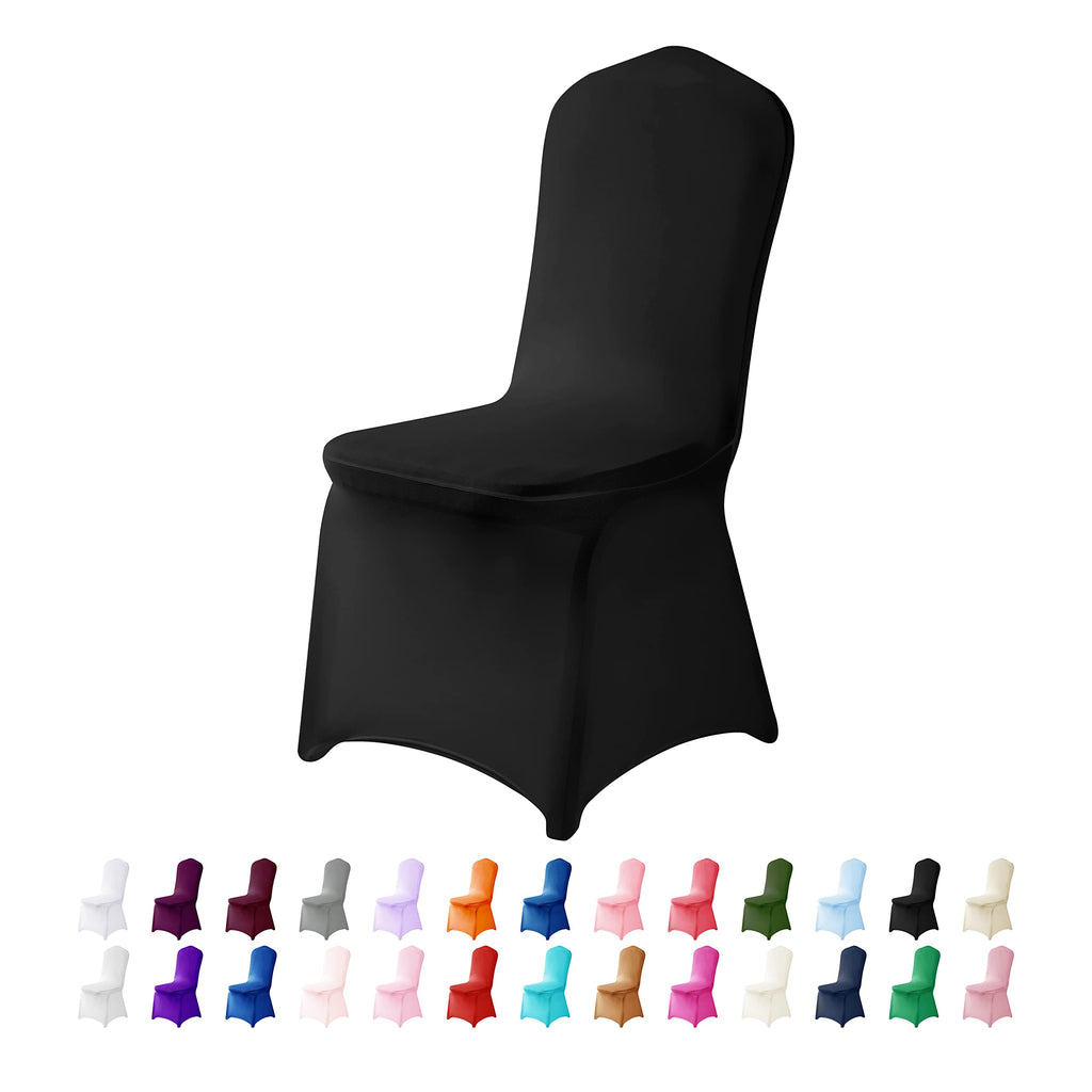 Algaiety Spandex Chair Cover,12Pcs,Chair Covers,Living Room Chair Covers,Removable Chair Cover Washable Protector Stretch Chair Cover For Party, Banquet,Wedding Event,Hotel(Pink)