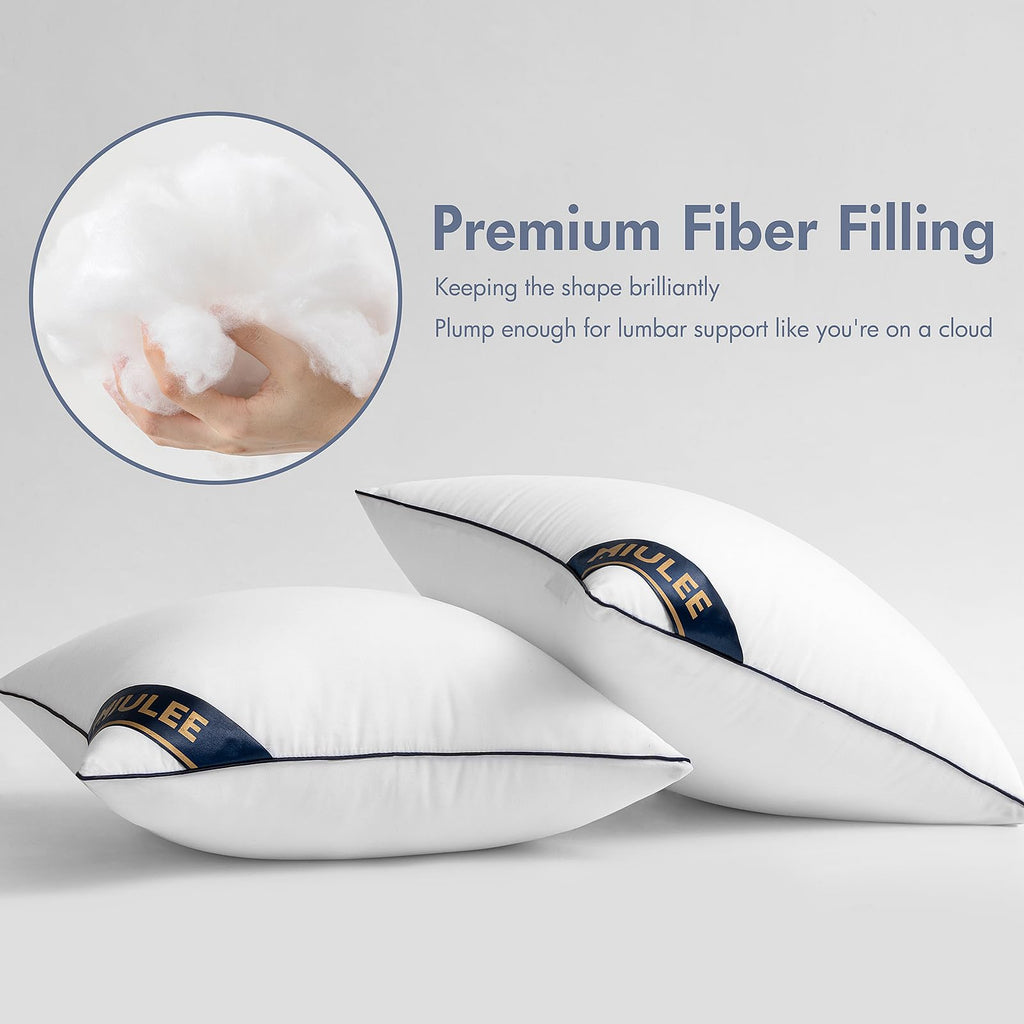 Miulee 17X17 Pillow Inserts Set Of 2 Throw Pillows 17 Inch Premium Down Alternative Pillow Inserts Decorative Pillow Stuffer For Sofa, Couch (17X17 Inch, Set Of 2)