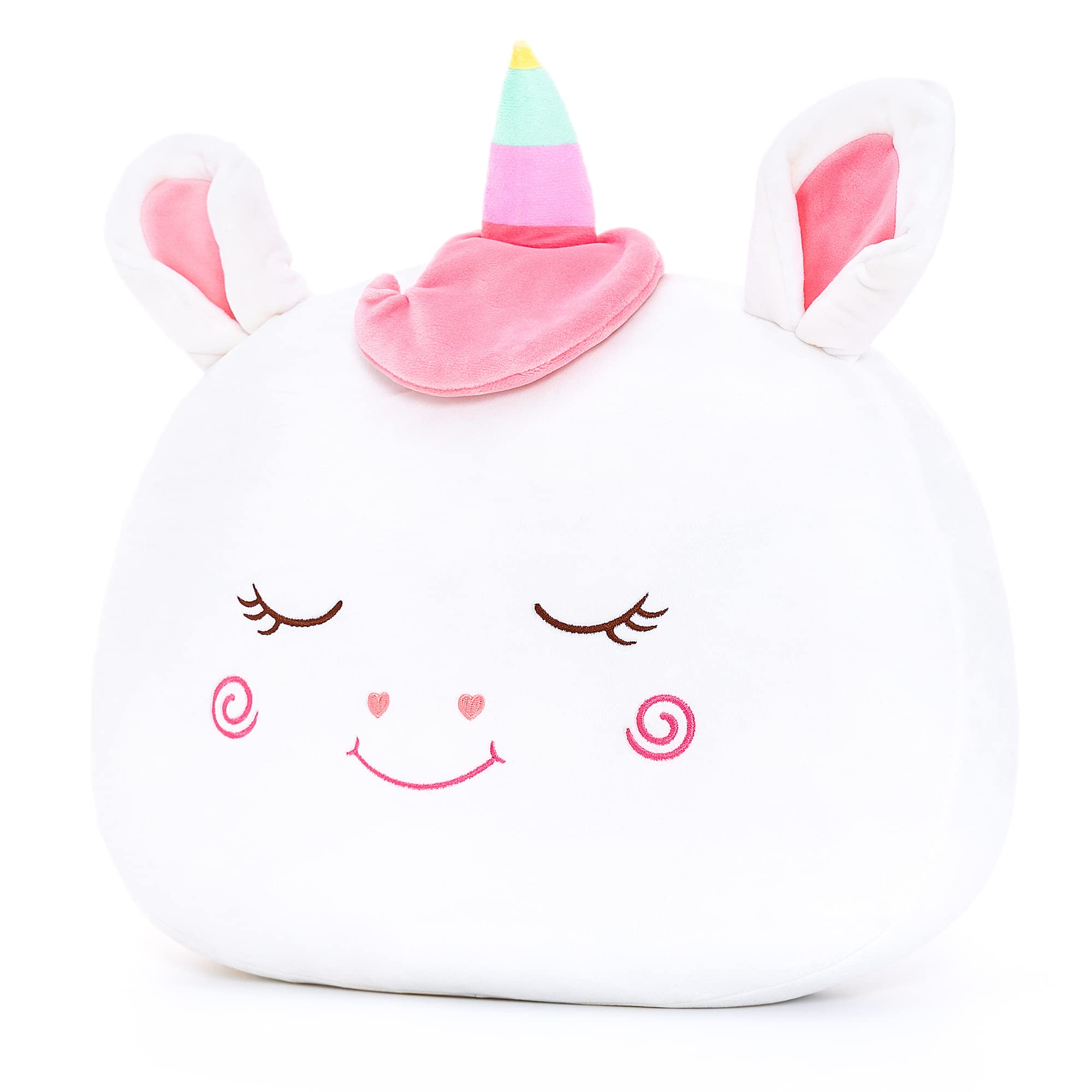 Lazada Stuffed Unicorn Pillow Plush Girl Toys Gift For Toddler For Girls White 15 Inches