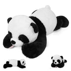 JellyMallow 5 lbs, 27 inches Panda Weighted Stuffed Animals, Cuddly Weighted Panda Plush Pillow Giant Plushie Ideal Gift for Adu