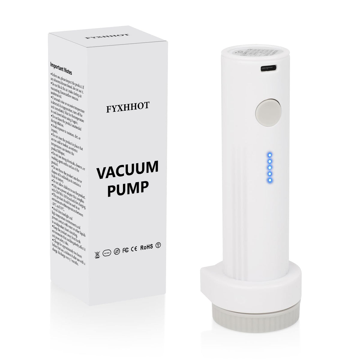 Cordless Electric Vacuum Pump for Vacuum Storage Bags,Travel Air Pump