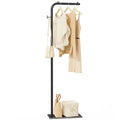 OUTBROS Freestanding Coat Rack, Garment Racks with Hook, 70.8hign, Black