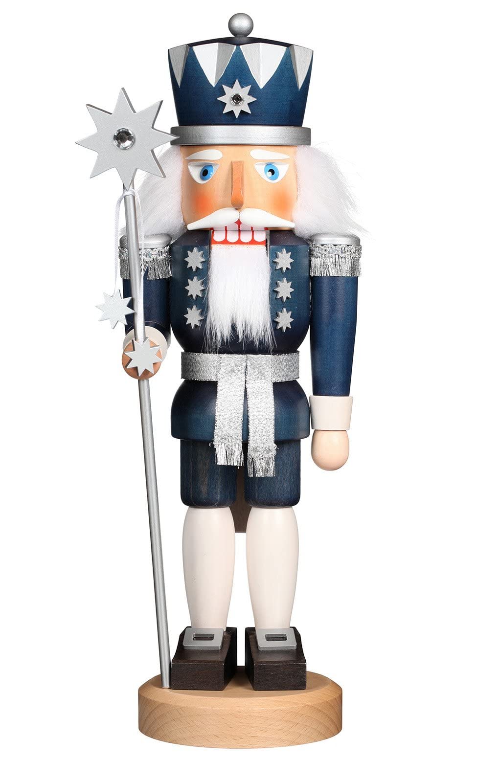 Alexander Taron 32-558 Christian Ulbricht Nutcracker-King Of Stars, Blue And Silver