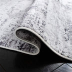 Safavieh Amelia Collection Area Rug - 8' X 10', Ivory & Grey, Modern Abstract Design, Non-Shedding & Easy Care, Ideal For High T
