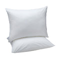 Amazon Basics Down Alternative Pillows for Back and Side Sleepers, Medium Density, Standard - Hypoallergenic 2-Piece Set with Pi