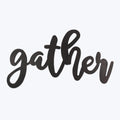 Youngs Inc. Metal Gather Wall Sign - 36 W x 19 H - Kitchen Wall Decor - Wall Decorations for Living Room
