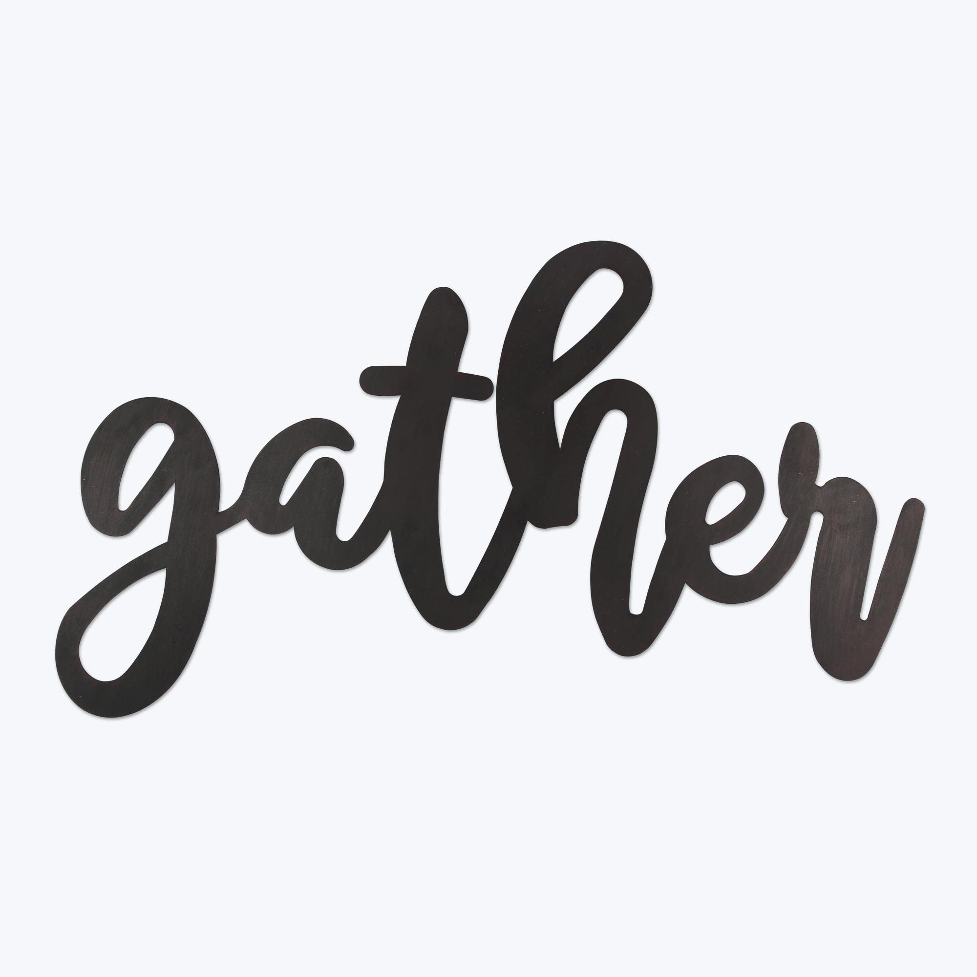 Youngs Inc. Metal Gather Wall Sign - 36 W x 19 H - Kitchen Wall Decor - Wall Decorations for Living Room