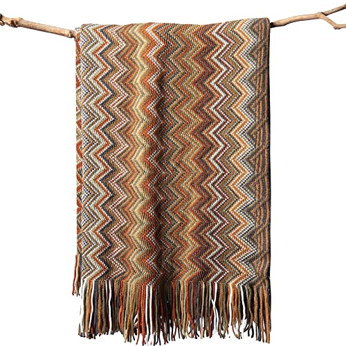 Lifein Boho Throw Blanket For Couch - Soft Christmas Knit Farmhouse Boho Throws, Cozy Knittedsmall Lightweight Blankets & Throws