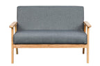 Lilola Home Bahamas 45" W Gray Loveseat
