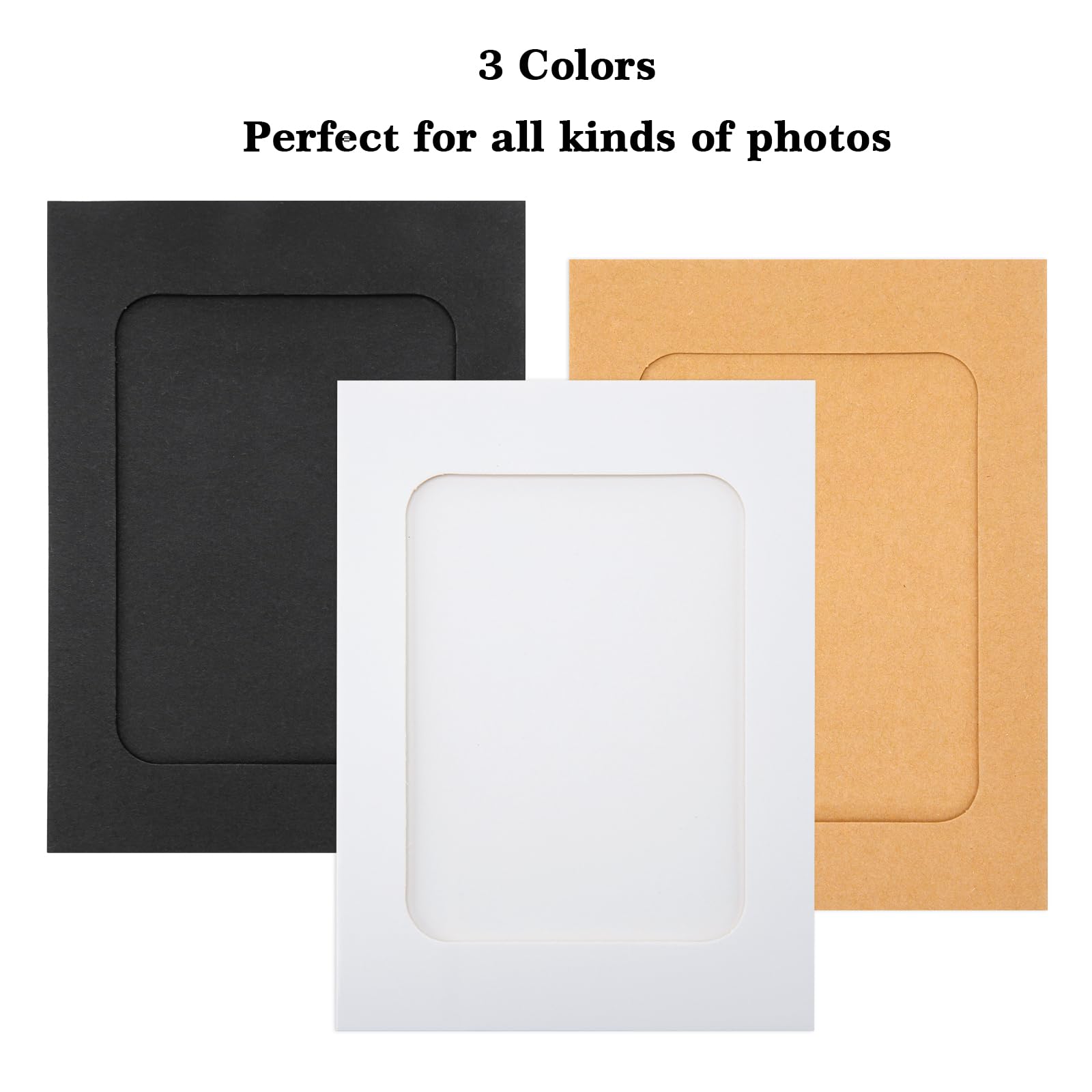 Anwyll Paper Picture Frames 4''X6'',30 Pcs Paper Photo Frames,Cardboard Picture Frames With Wooden Clips And Strings Diy Clip Ph