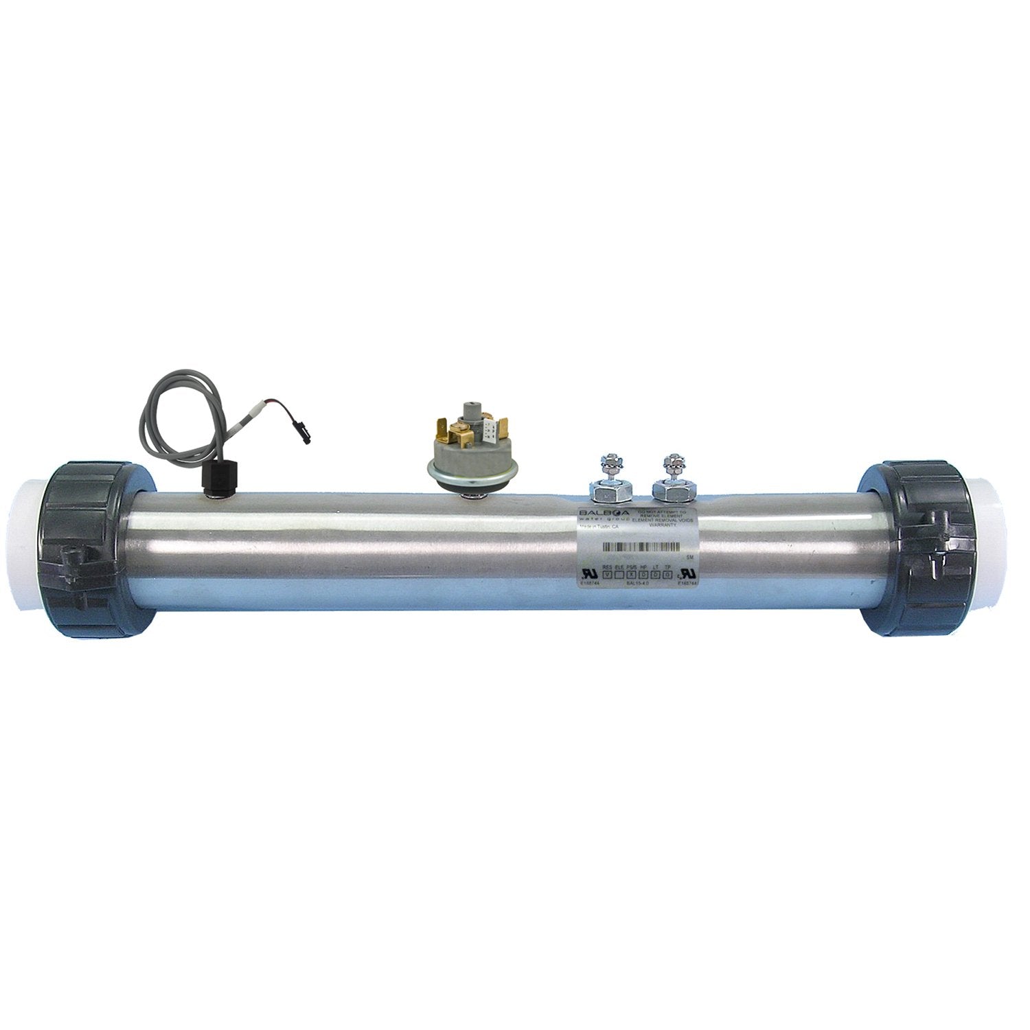 Balboa Water Group 53349 Flothru Heater With Pressure Switch And Temperature Sensor