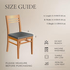 Searchi Waterproof Pu Leather Seat Covers For Dining Chairs, 4 Pack Stretch Dining Room Chair Seat Covers, Kitchen Chair Seat Covers Protectors (Taupe)