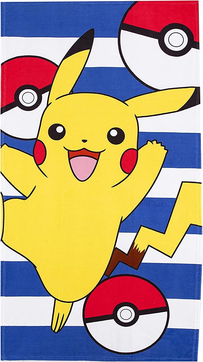 Northwest Pok  mon Pikachu Beach Towel 27x 54 Pokeball Pica Officially Licensed