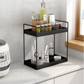 Jd Fresh 2 Tier Multipurpose Kitchen & Bathroom Storage Rack/Shelf Storage And Large Space Organiser/Racks Countertop Kitchen Or