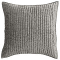 Kosas Home Dimitry 26x26 Velvet and Solid Cotton Euro Sham in Sage Green