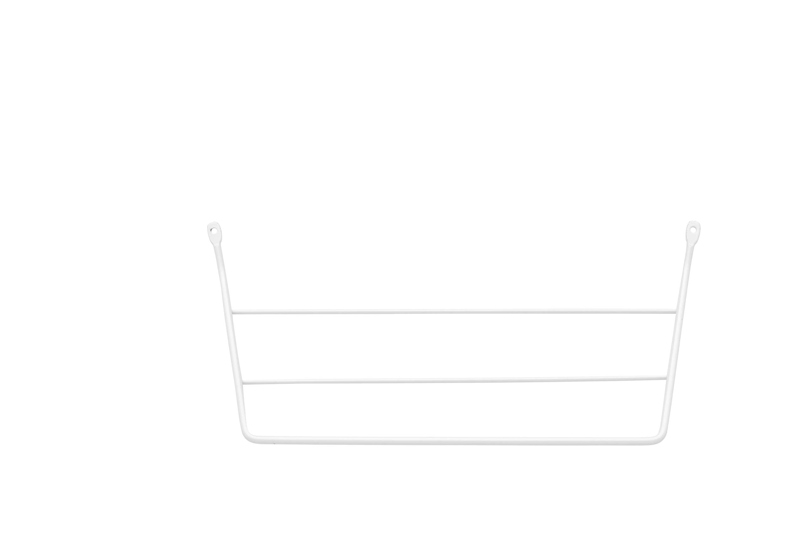 REV-A-SHELF TOWEL HOLDER, WHITE 12 3/4X3 1/2X6 1/2