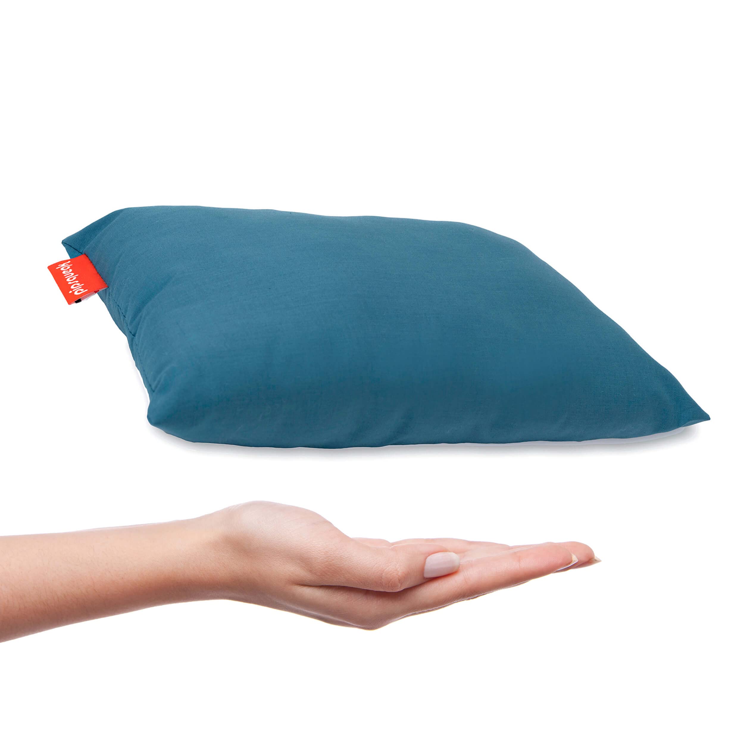 Urban Infant Pipsqueak Small Pillow - Mini 11 x 7 in - Tiny Pillow for Travel, Dogs, Toddlers, Kids, Lumbar, Knees and Neck - Bl