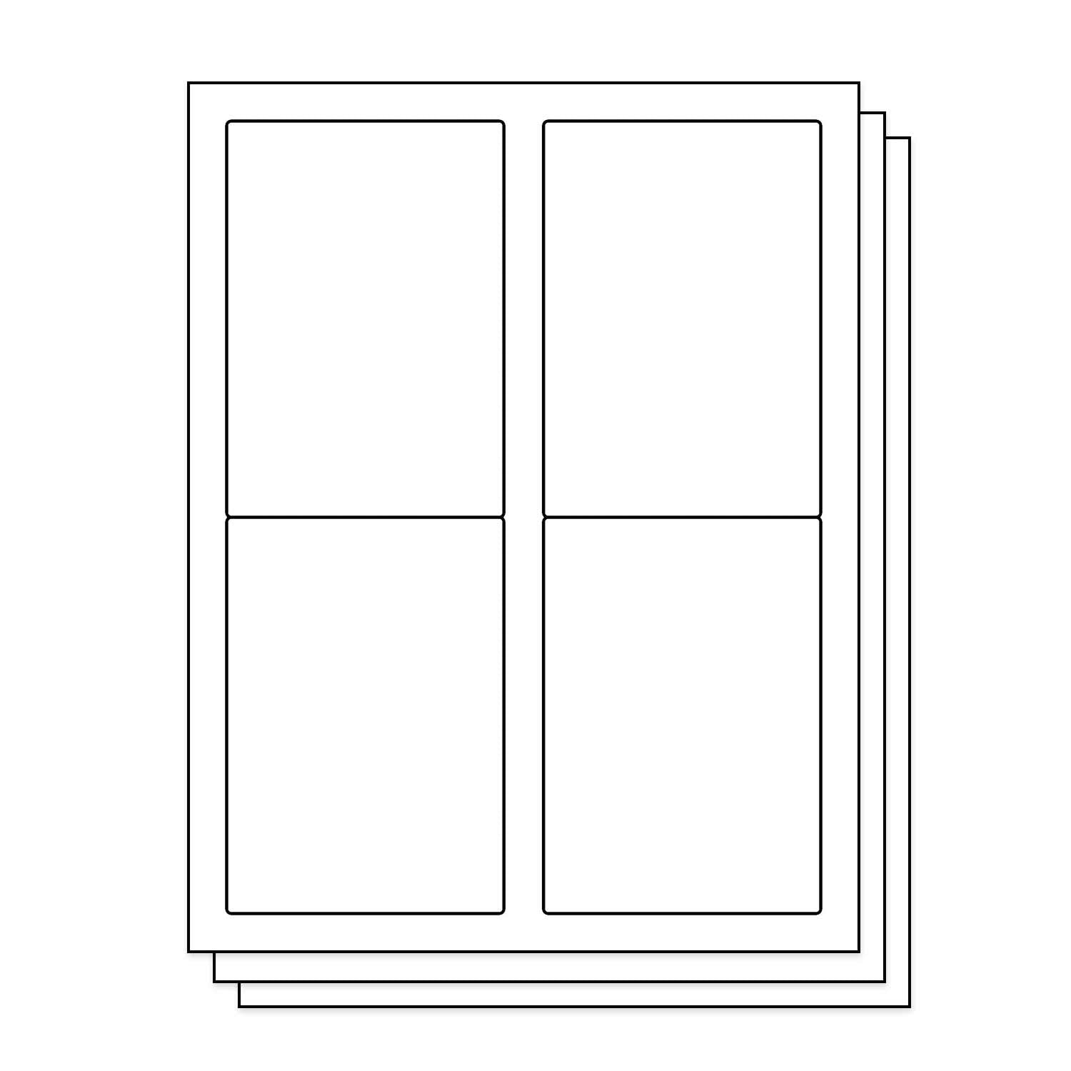 3-1/2 X 5 Inch Wine Bottle Labels - 4 Per Sheet, 600 Labels, 150 Sheets For Inkjet & Laser Printers By Officesmartlabels