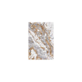 SAFAVIEH Horizon Shag Collection Accent Rug - 2 x 5, Grey & Gold, Non-Shedding & Easy Care, 2.6-inch Thick Ideal for High Traf